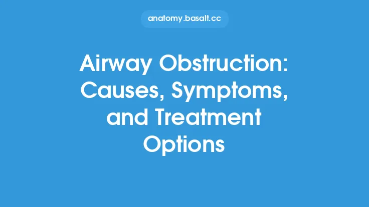 Airway Obstruction: Causes, Symptoms, and Treatment Options Thumbnail