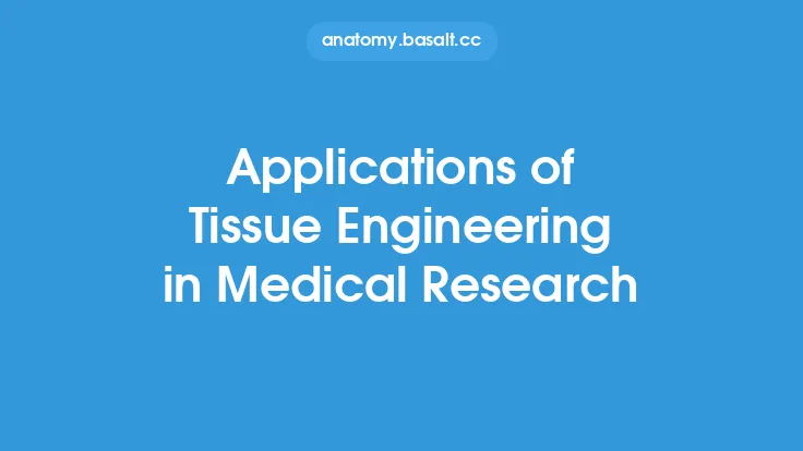 Applications of Tissue Engineering in Medical Research Thumbnail