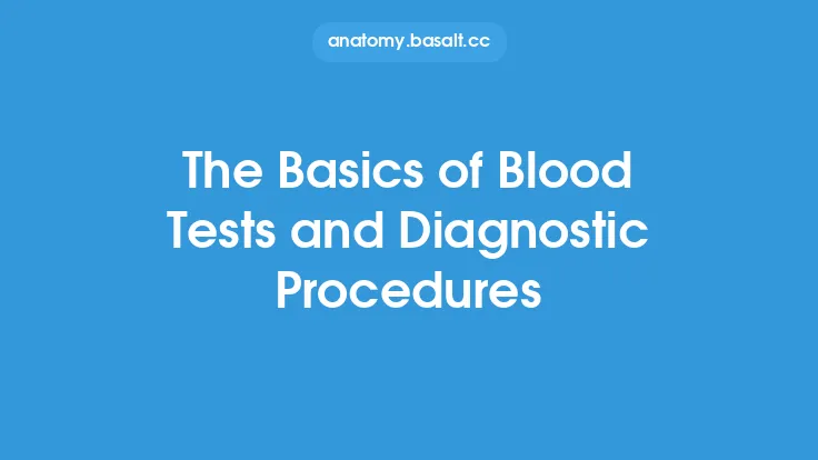 The Basics of Blood Tests and Diagnostic Procedures Thumbnail