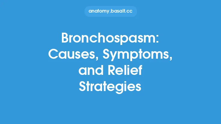 Bronchospasm: Causes, Symptoms, and Relief Strategies Thumbnail