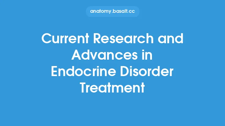 Current Research and Advances in Endocrine Disorder Treatment Thumbnail