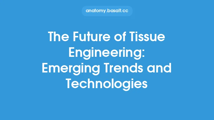 The Future of Tissue Engineering: Emerging Trends and Technologies Thumbnail