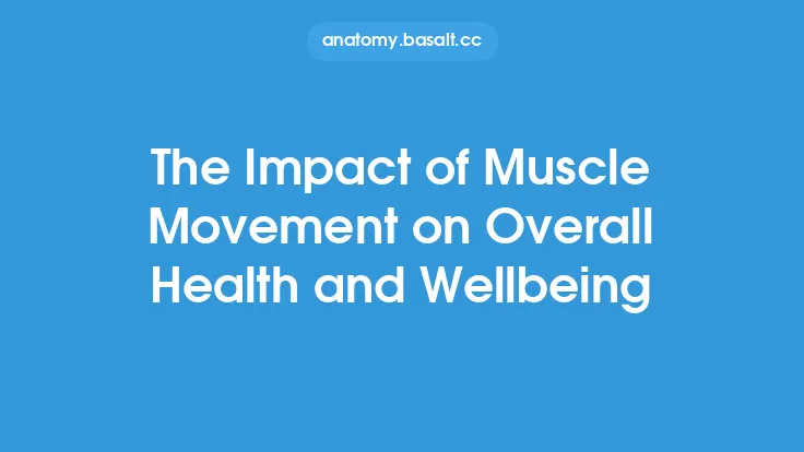 The Impact of Muscle Movement on Overall Health and Wellbeing Thumbnail