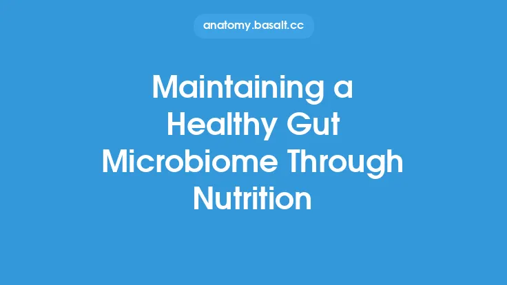 Maintaining a Healthy Gut Microbiome Through Nutrition Thumbnail
