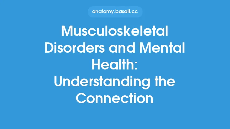 Musculoskeletal Disorders and Mental Health: Understanding the Connection Thumbnail