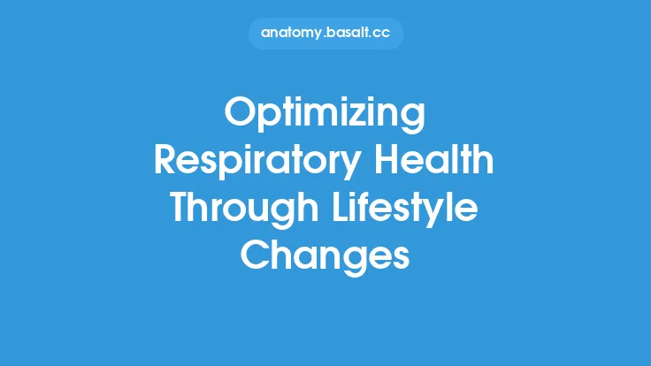Optimizing Respiratory Health Through Lifestyle Changes Thumbnail