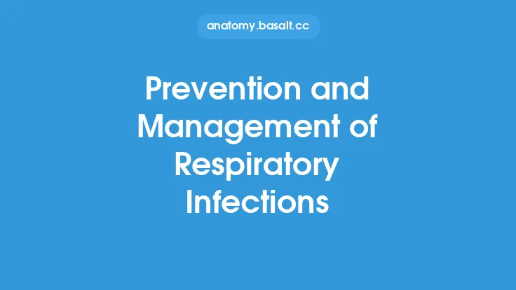 Prevention and Management of Respiratory Infections Thumbnail