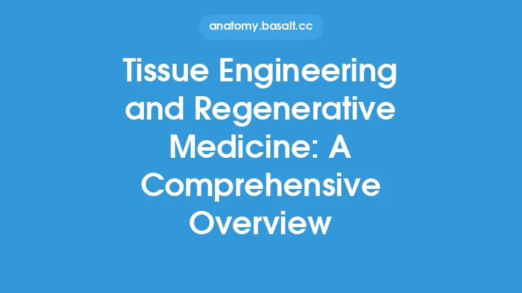 Tissue Engineering and Regenerative Medicine: A Comprehensive Overview Thumbnail
