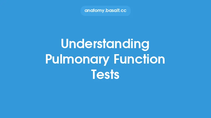 Understanding Pulmonary Function Tests Thumbnail