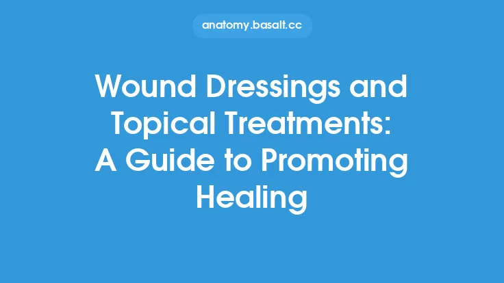 Wound Dressings and Topical Treatments: A Guide to Promoting Healing Thumbnail